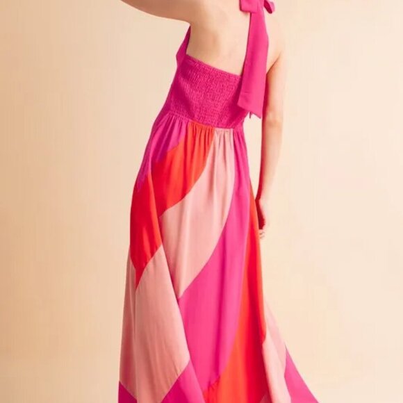 Aemi+Co Color Block Sleeveless Maxi Dress - Picture 16 of 16